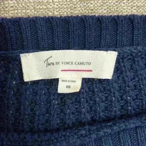 Toro Vince Camuto Royal Blue Sweater with Front Pocket - Picture 9 of 9